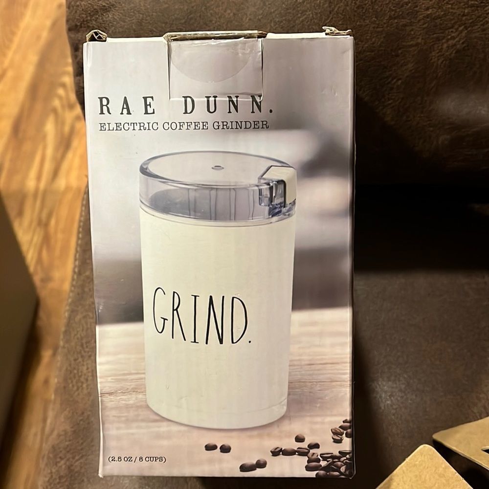 NIB Rae Dunn electric coffee grinder